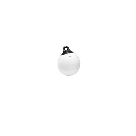 Bookazine 9 in. Tuff End & Trade Inflatable Vinyl Buoy - White TI1718019